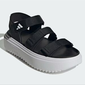 Adidas Black SLYN Platform Sandal